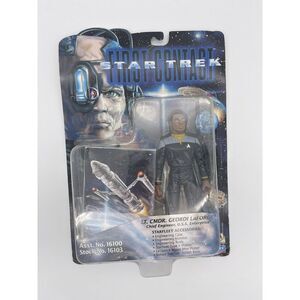 Playmates Vintage Star Trek First Contact Lt. Cmdr. Geordi LaForge Action Figure